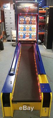 BASKET FEVER SKEEBALL Alley Roller Arcade Game Machine! Skee-Ball CUSTOM! Hoop#1