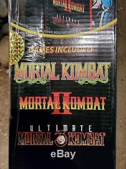 BRAND NEW Arcade1UP Mortal Kombat I II III Arcade Machine 4ft 4 Feet 3-In-1