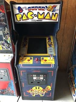 Bally/Midway Super Pac-Man 100% Working Arcade Machine RARE GAME All Original
