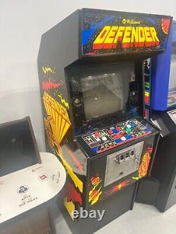 Beautiful Arcade Machine Original 1981 Williams Defender, Restored