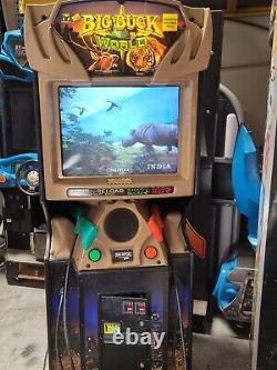 Big Buck Pro + Hunter World Coin Commercial Arcade Game Shooting Machine rebuilt