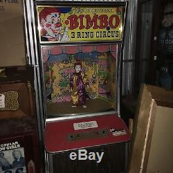 Bimbo 3 Ring Circus Clown arcade Machine