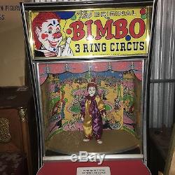 Bimbo 3 Ring Circus Clown arcade Machine