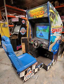 CALIFORNIA SPEED Car Racing Arcade Driving Video Game Machine WORKS GREAT