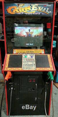CARNEVIL Shooting Arcade Video Game Machine! Shoot the Clowns! WORKS GREAT
