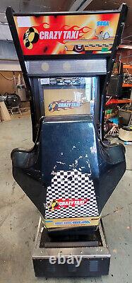 CRAZY TAXI Arcade Driving Racing Video Game Machine! Awesome Classic Driver
