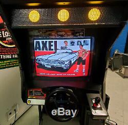 CRAZY TAXI Arcade Sit Down Driving Arcade Video Game Machine! WORKS GREAT