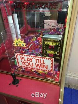 Candy Crane / Toy Claw Machine Commercial Kids Arcade Game