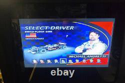 Cart Fury Arcade Driving Racing Video Game Machine WORKS GREAT 32 LCD NASCAR
