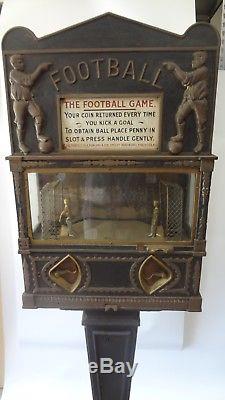 Cast Iron Football Arcade Machine c1896