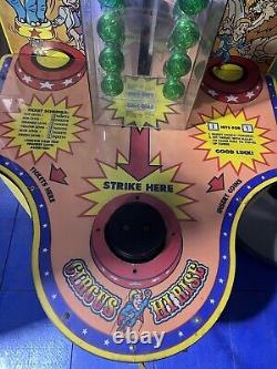 Circus Hi Rise Coin Op High Striker Arcade Machine