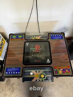 Classic 1980 Original Atari Centipede Cocktail Arcade Game 2 players works well