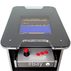 Classy Black and Silver Arcade Machine 60 Retro Arcade Games Free Shipping