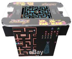 Cocktail Arcade Machine-60 Retro Games- Pac-Man, Galaga, Free Side Graphics