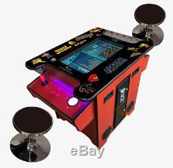 Cocktail Arcade Machine TRACK BALL 412 Classic Games Cherry Wood Commercial
