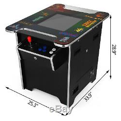 Cocktail Arcade Machine With 412 Classic Retro Games 2 Joystick Commercial