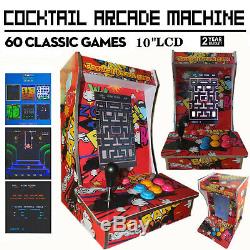 Cocktail Arcade Machine With 60 Classic Games Erect Video Game Commercial