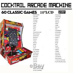 Cocktail Arcade Machine With 60 Classic Games Erect Video Game Commercial
