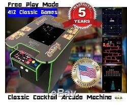 Commercial Grade Cocktail Arcade Machine With 412 Games-Best 5 Year Warranty