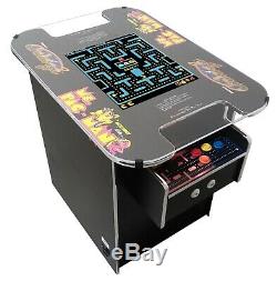 Commercial Grade Cocktail Arcade Machine With 60 Classic Games- Galaga-Ms PacMan
