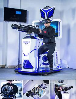 Commercial Virtual Reality Machine Shooting Gun 9D Simulator VR Arcade SEE VIDEO