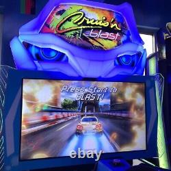 Cruisin' Blast Racing Arcade Machine Driving Game With Moving Seat & 42 LCD NEW