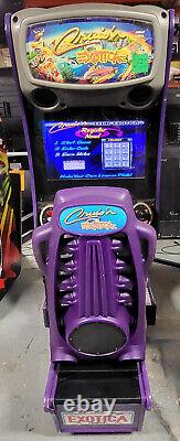 Cruisn Exotica Arcade Sit Down Driving Racing Video Game Machine 27 LCD #A1