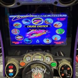 Cruisn Exotica Arcade Sit Down Driving Racing Video Game Machine 27 LCD #A2