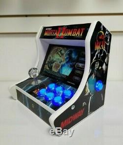 Custom Bartop/Tabletop Arcade Cabinet Machine LED Over 10,000 Classic Games NEW