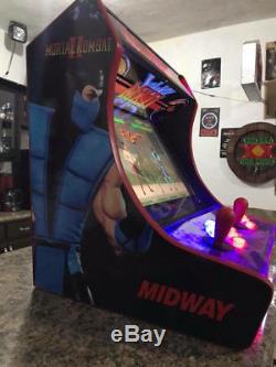 Custom Made MORTAL KOMBAT Arcade Machine. 16,000 Games! Free Shipping! Hyperspin