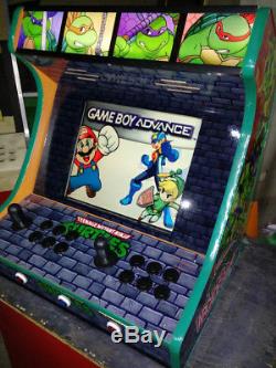 Custom Made Ninja Turtles Arcade Machine. 16,000 Games! Free Shipping! Hyperspin