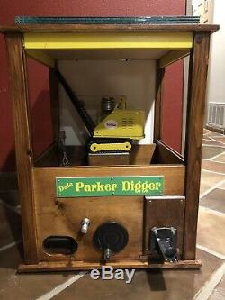 Dale Parker Digger 1960s Vintage Steam Shovel Arcade Claw Machine