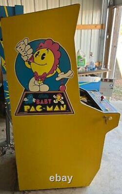 Dedicated 1982 Bally Midway BABY PAC-MAN Video Arcade/Pinball Machine Hybrid