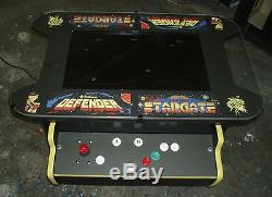 Defender / Stargate Cocktail Table Arcade Video Multi Game Machine