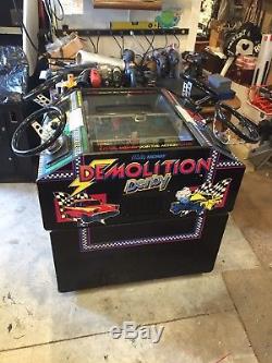 Demolition Derby Arcade Machine 4 Four Player Original Excellent Condition