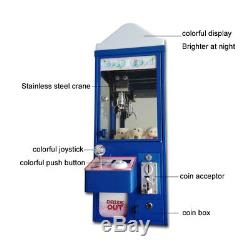 Doll candy catcher machine coin operated plush toys claw crane redemption game