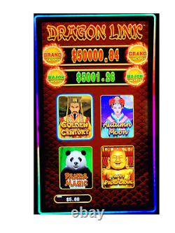 Dragon Link 4 IN 1 Game Machine 8 Liner Cherry Master Curve Screen Panda Magic