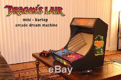 Dragon's Lair / Space Ace CUSTOM Mini bartop ARCADE GAME machine CABINET MAME