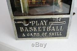 Ee Jr 3 Shots For A Penny Basketball Game Gumball Machine Works And Complete