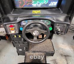 Fast and Furious DRIFT Sit Down Arcade Driving Video Game Machine WORKING