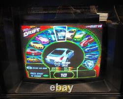 Fast and Furious DRIFT Sit Down Arcade Driving Video Game Machine WORKING