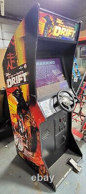 Fast and Furious DRIFT Stand Up Arcade Driving Racing Video Game Machine 25 LCD