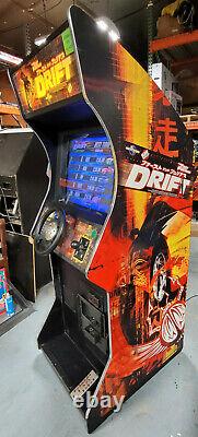 Fast and Furious DRIFT Stand Up Arcade Driving Racing Video Game Machine WORKING