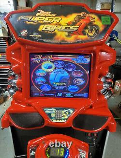 Fast and Furious SUPER BIKES Motorcycle Arcade Driving Video Game Machine