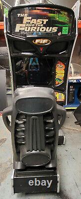 Fast and Furious Sit Down Arcade Driving Video Game Machine Paul Walker 22 LCD