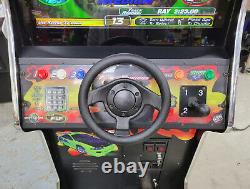 Fast and Furious Stand Up Arcade Driving Video Game Machine 27 LCD WORKING