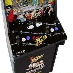 Final Fight Arcade1UP Retro Gaming Cabinet Machine 4ft LCD Display 4 Games IN 1