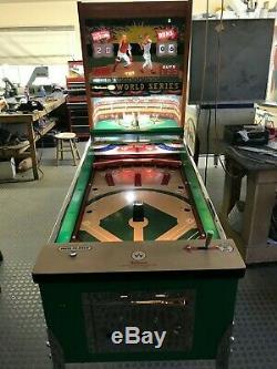 Fully Restored Custom Vintage Williams 62 World Series Baseball arcade game