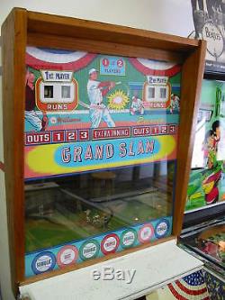 Fully Restored Custom Vintage Williams Grand Slam Baseball arcade game