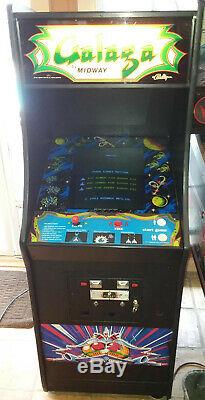 Galaga Upright Video Arcade Game Machine Midway Original Working